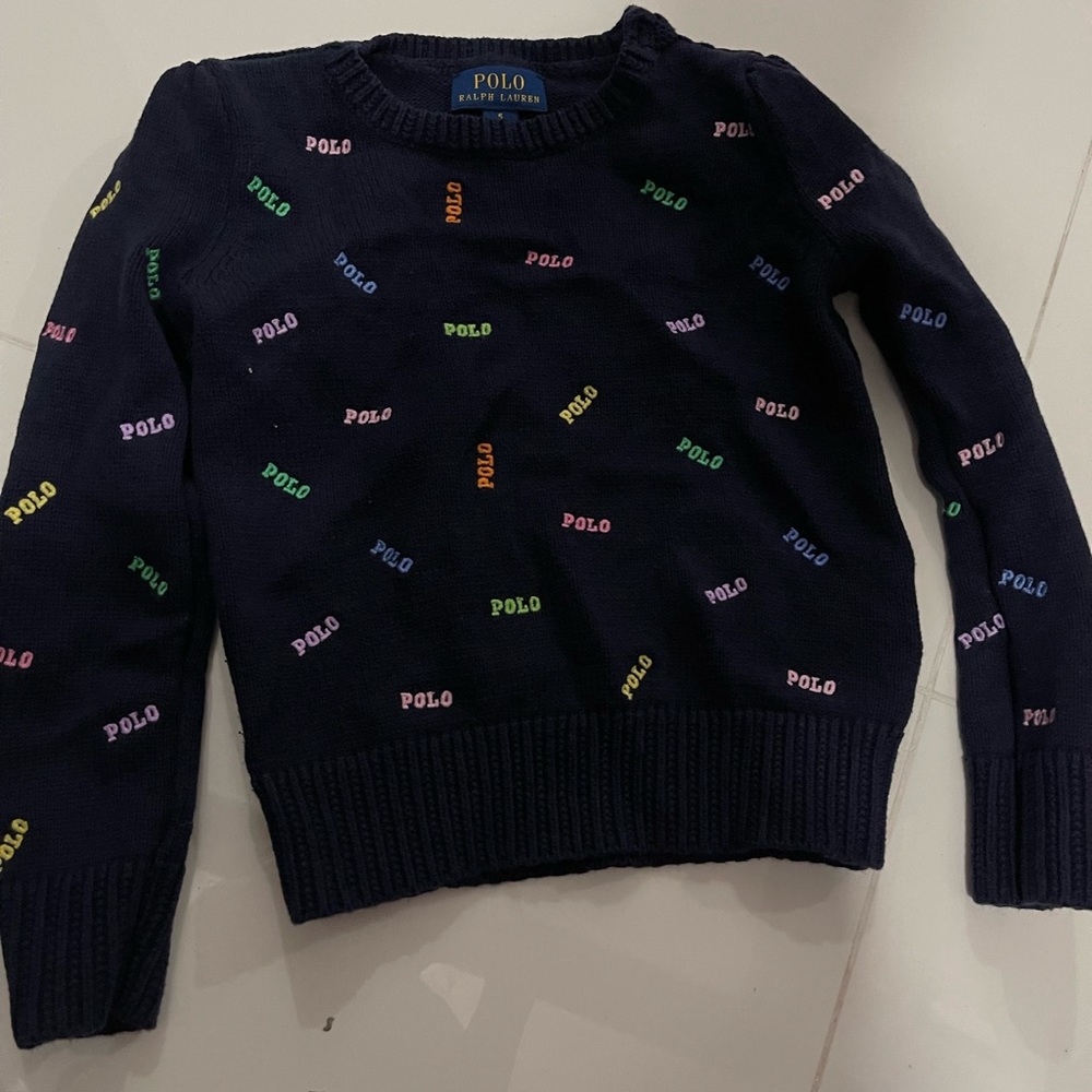 Polo ralph lauren girls sz 5 sweater